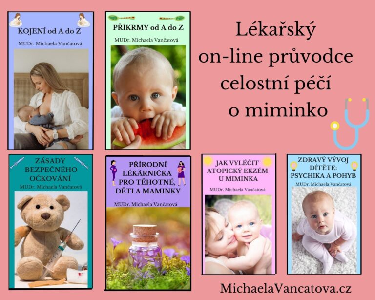 Lékařské e-Booky o celostní péči o zdraví děťátka